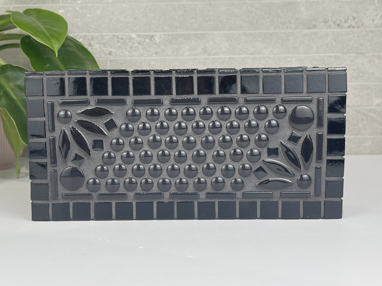 Black Tissue Box Cover