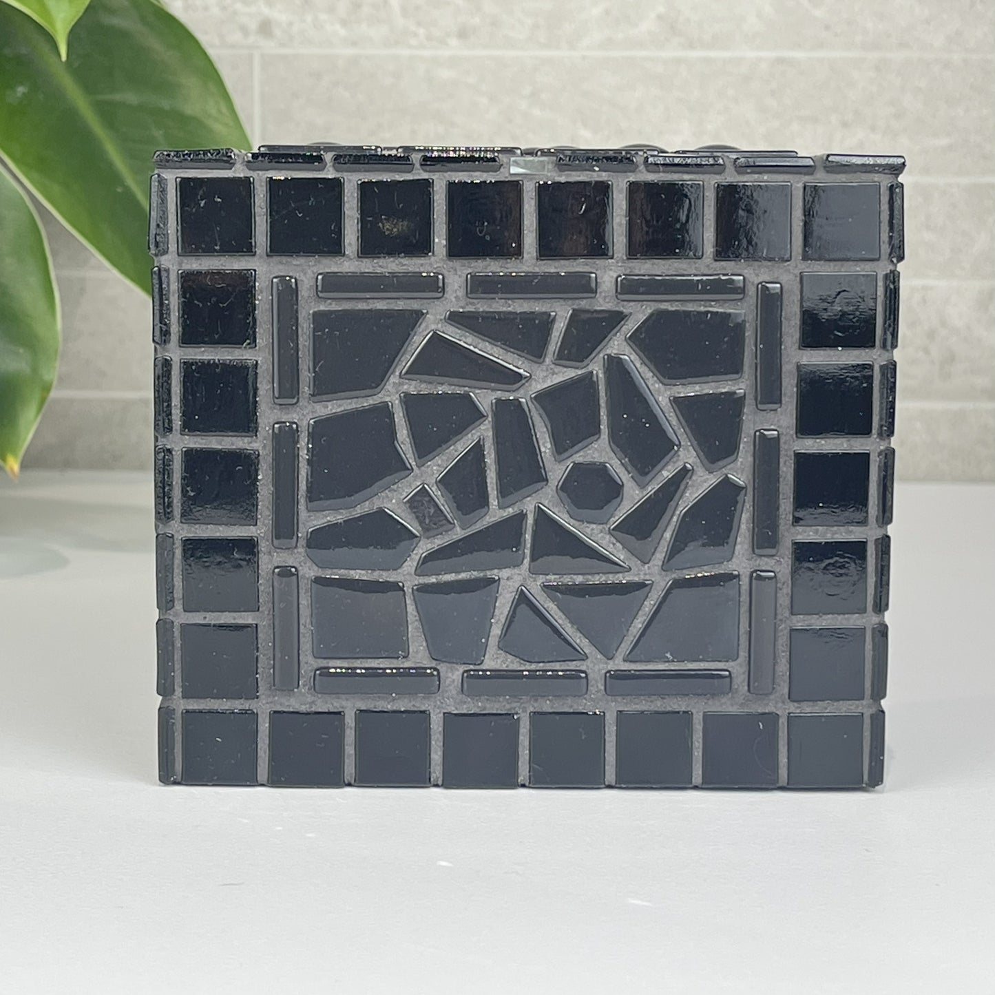 Black Tissue Box Cover