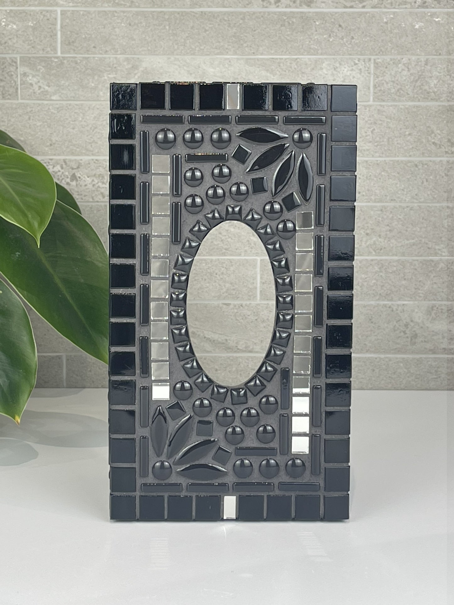 Black Tissue Box Cover