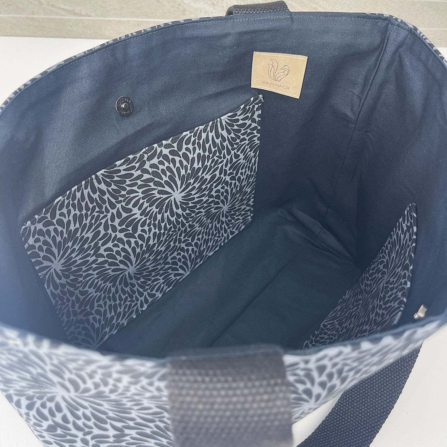 Medium Black Swirl Bag