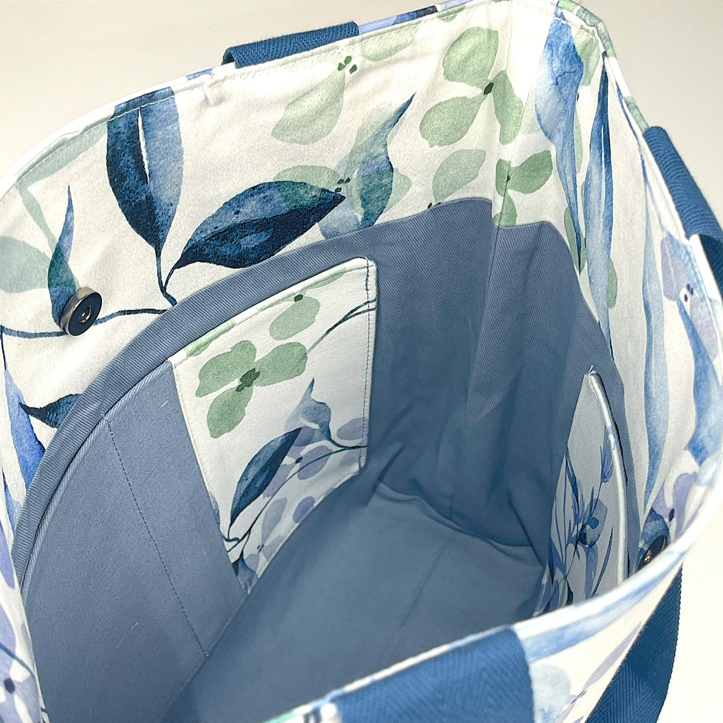 Small Blue Green Floral Bag
