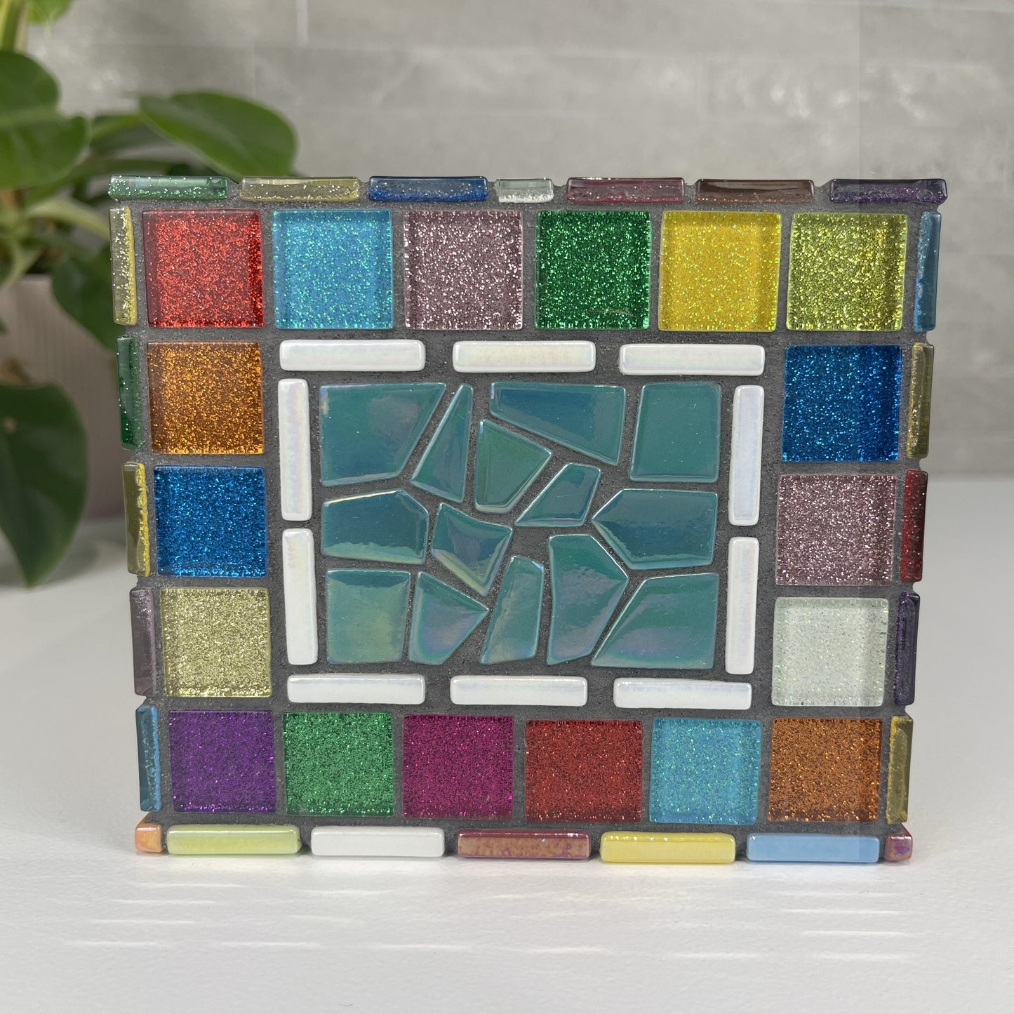 Colourful Sparkle Tissue Box Cover