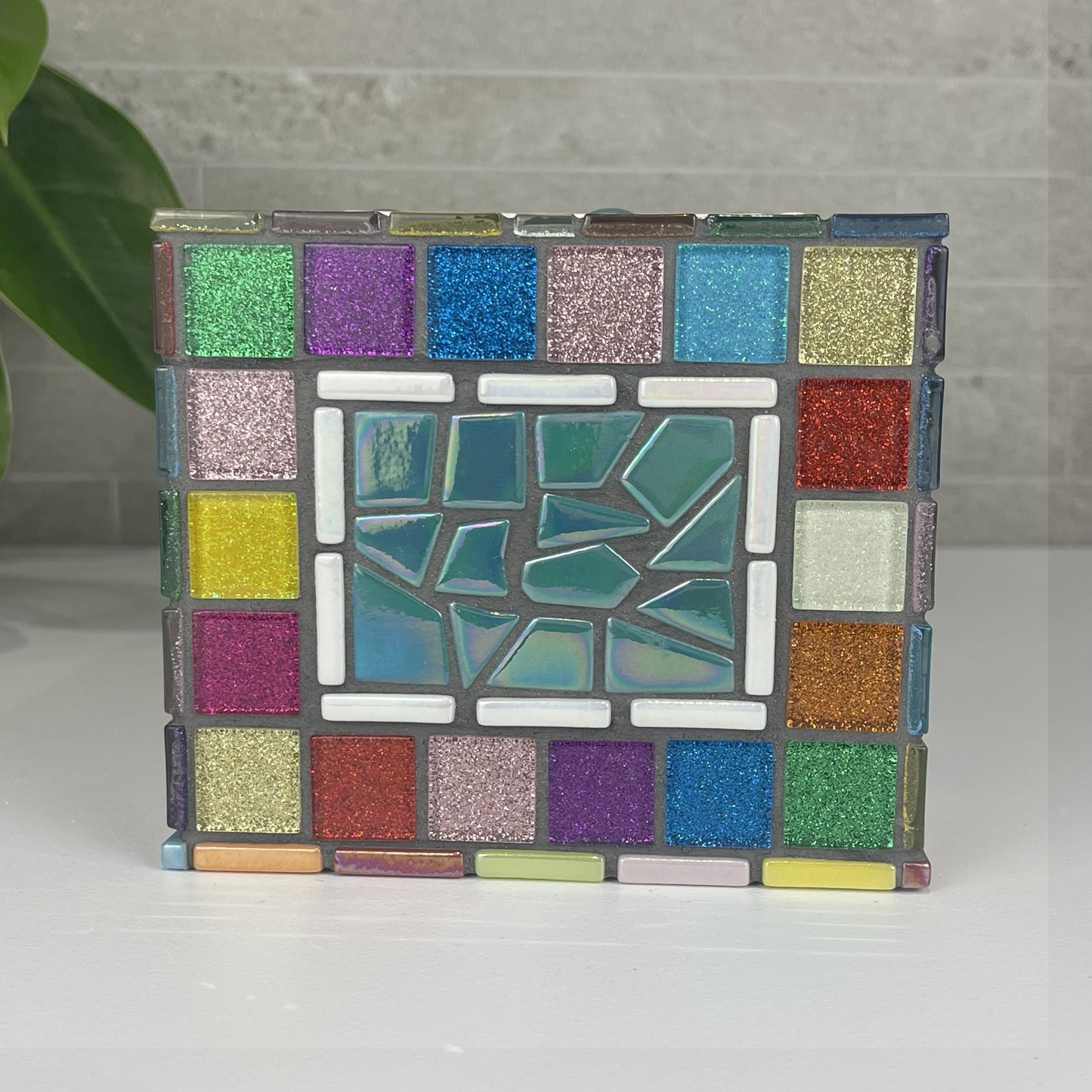 Colourful Sparkle Tissue Box Cover