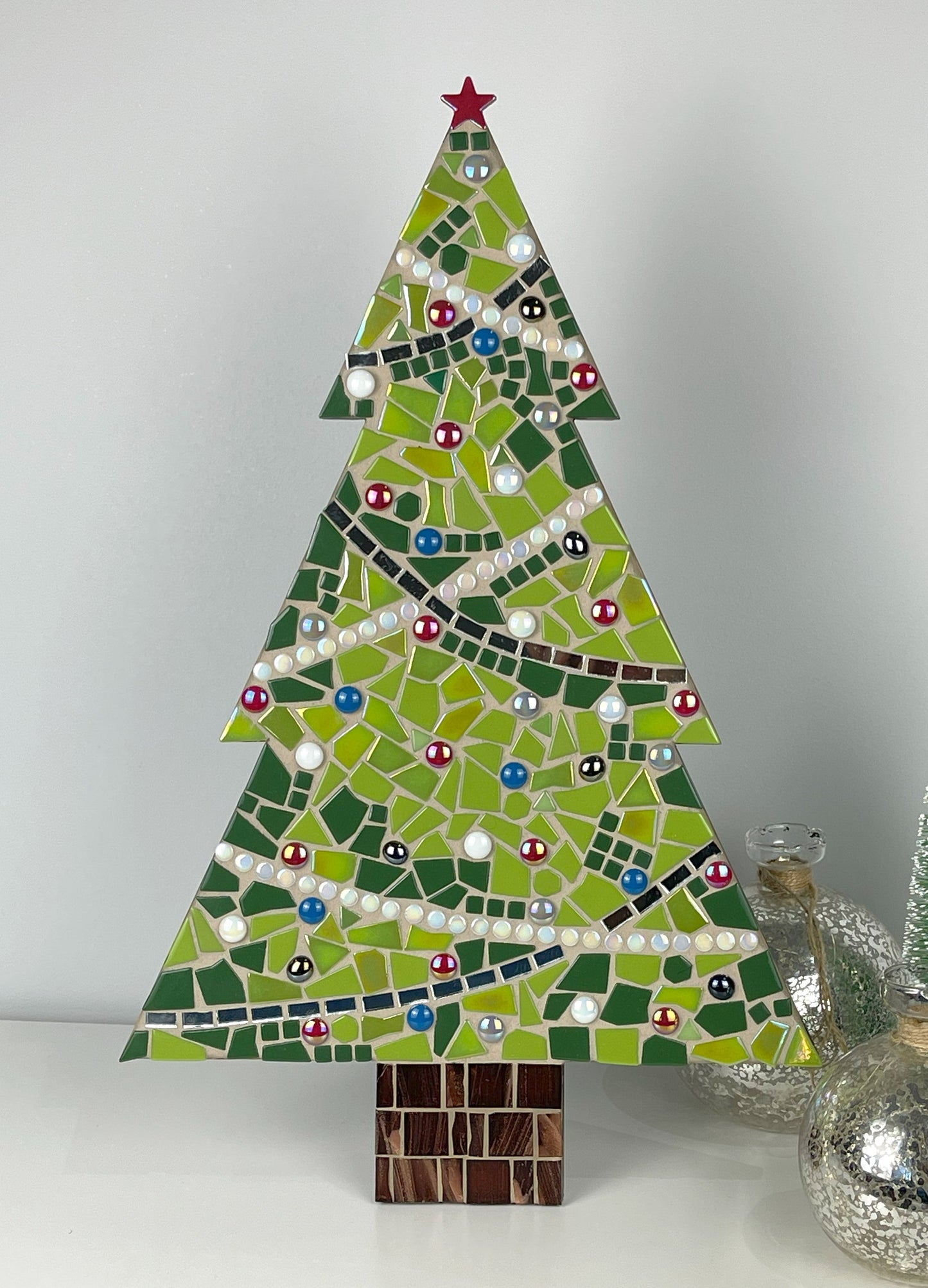 Mixed Green Christmas tree