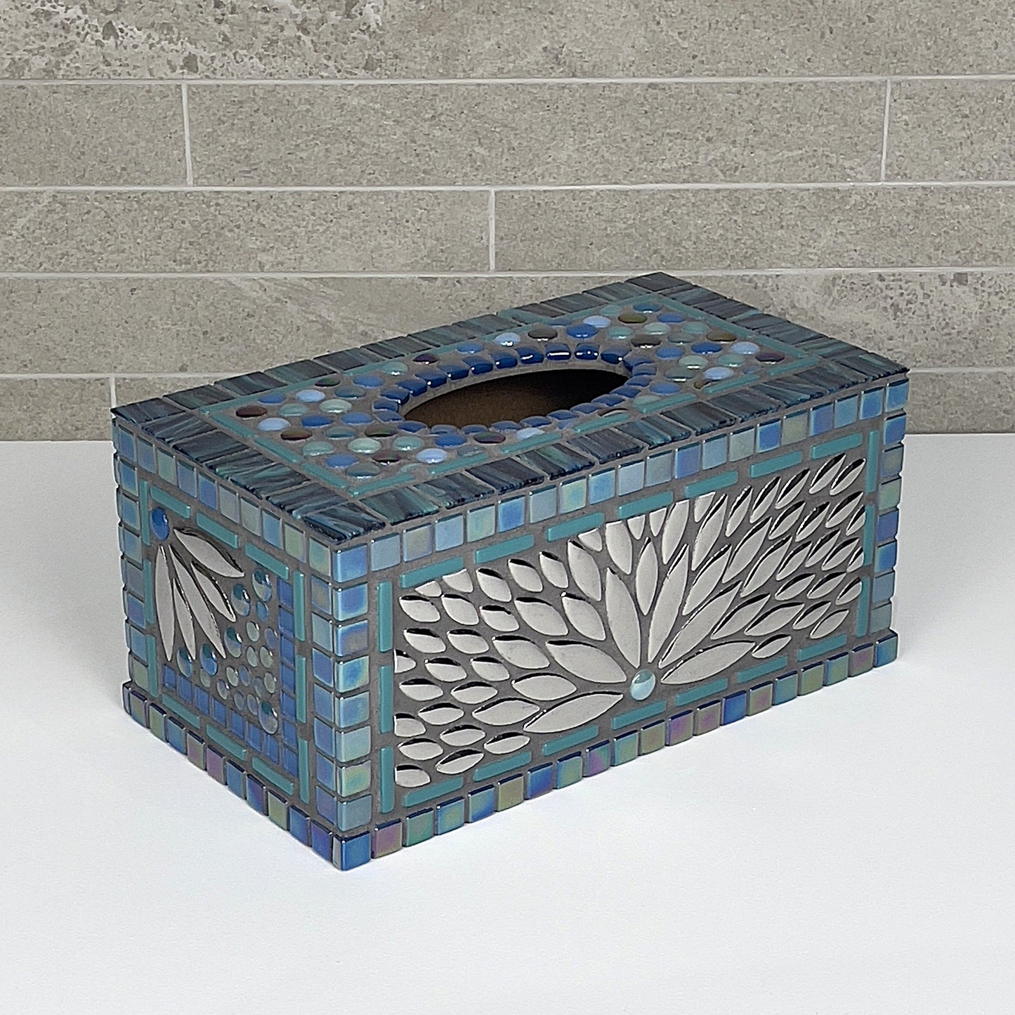 Peacock 2 Tissue Box Cover