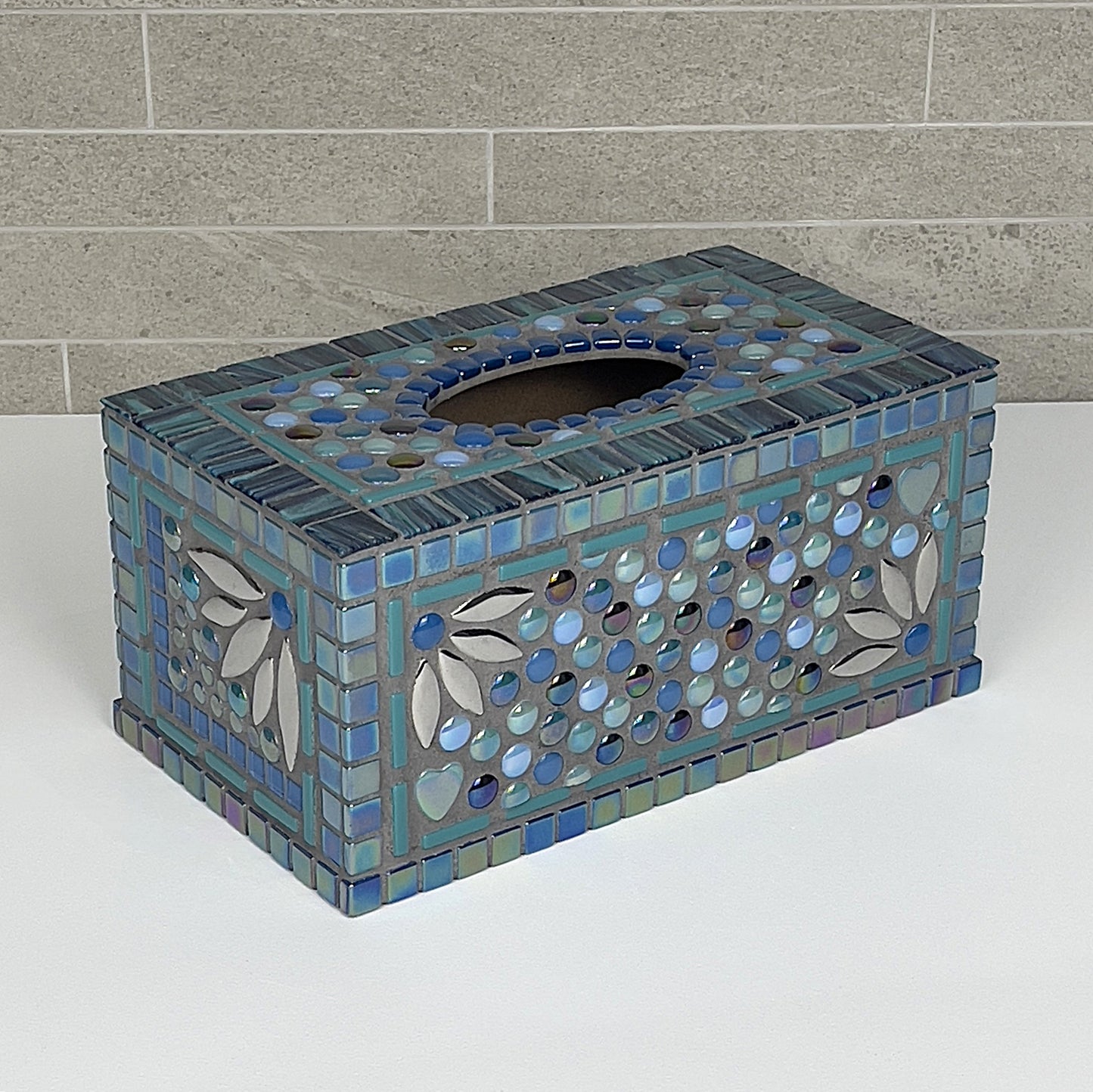 Peacock 2 Tissue Box Cover