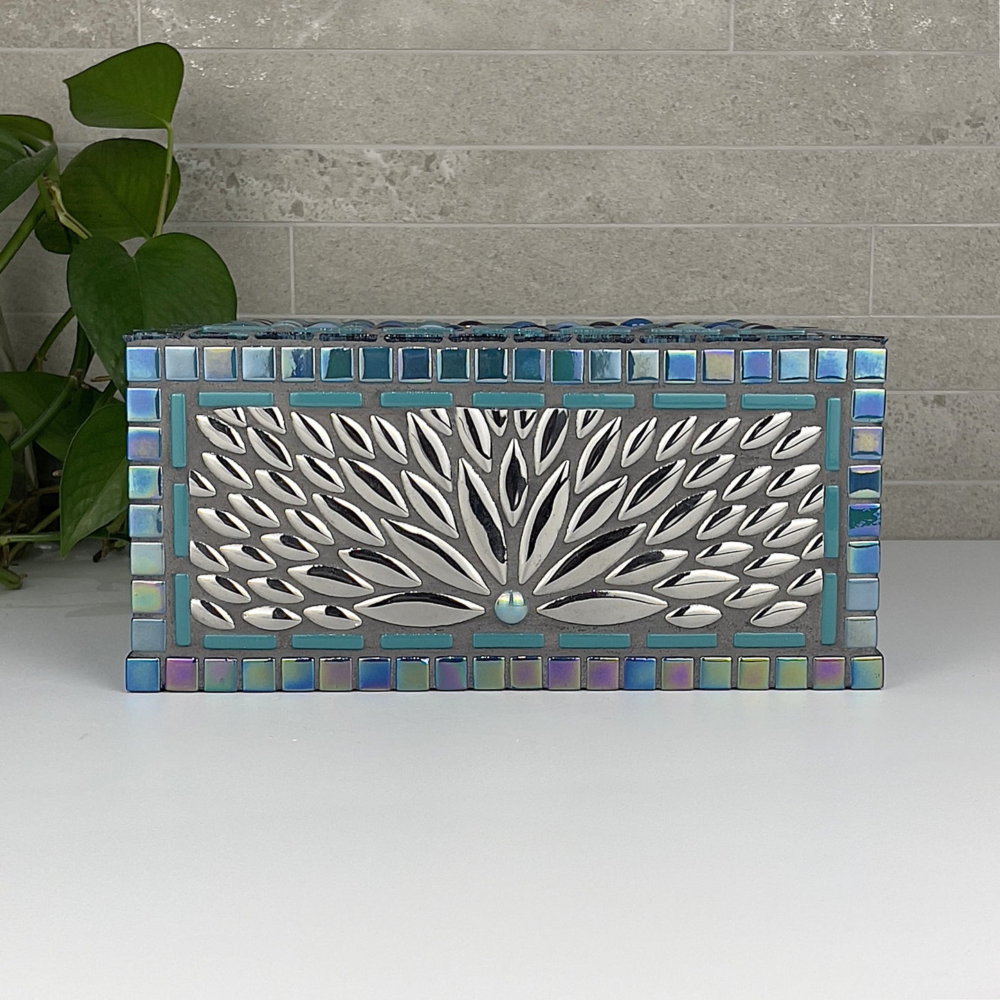 Peacock 2 Tissue Box Cover