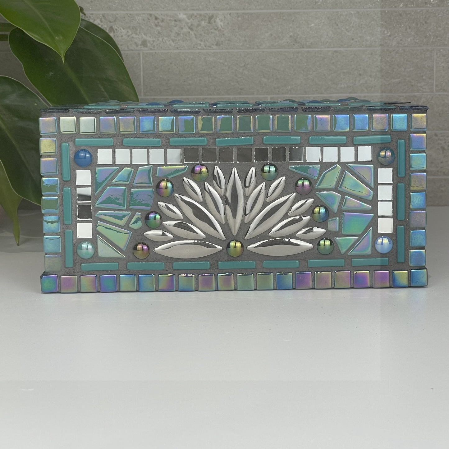Peacock 1 Tissue Box Cover