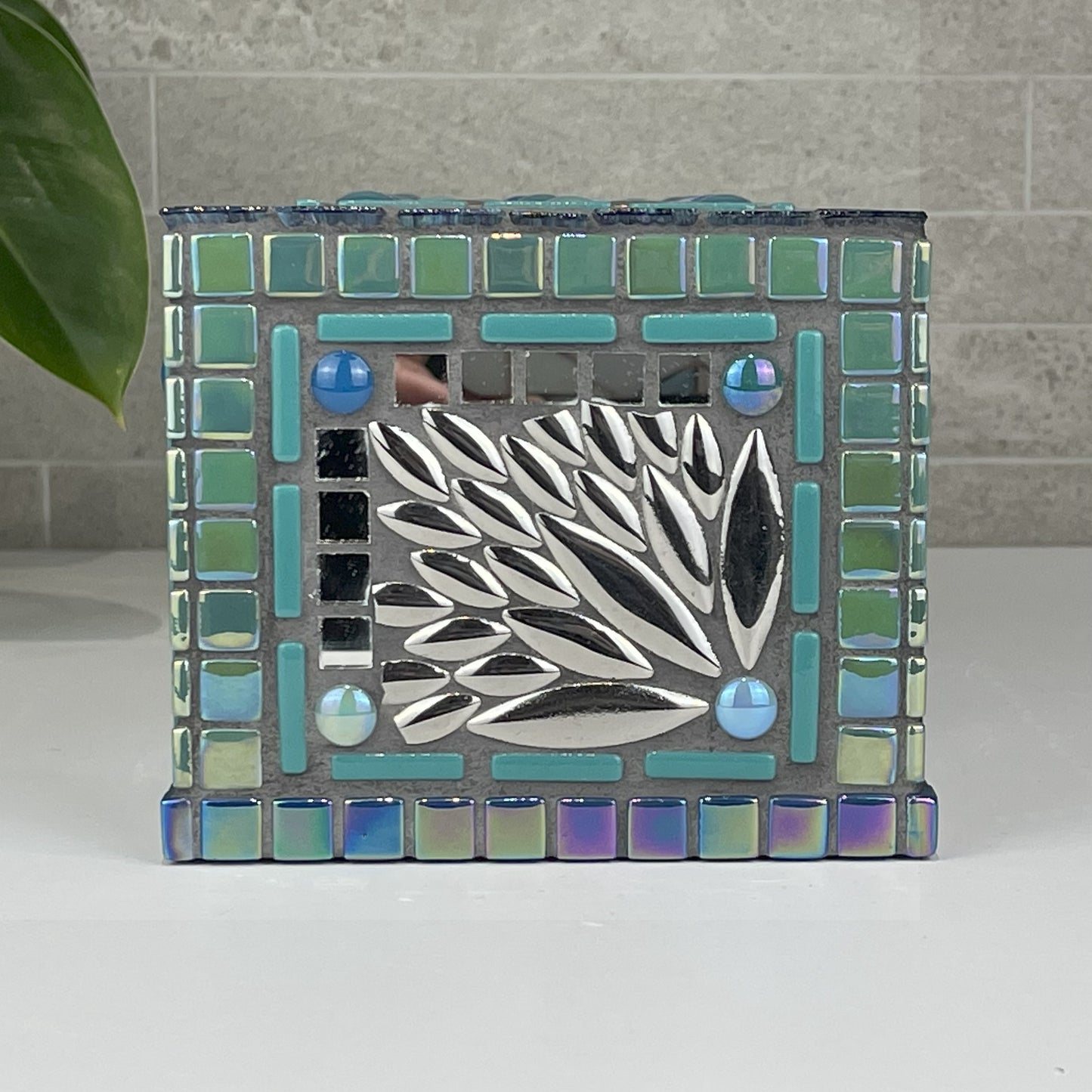 Peacock 1 Tissue Box Cover