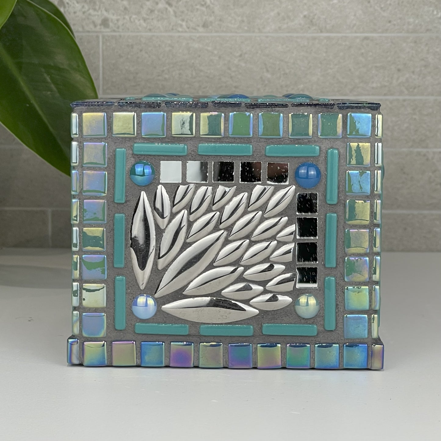 Peacock 1 Tissue Box Cover