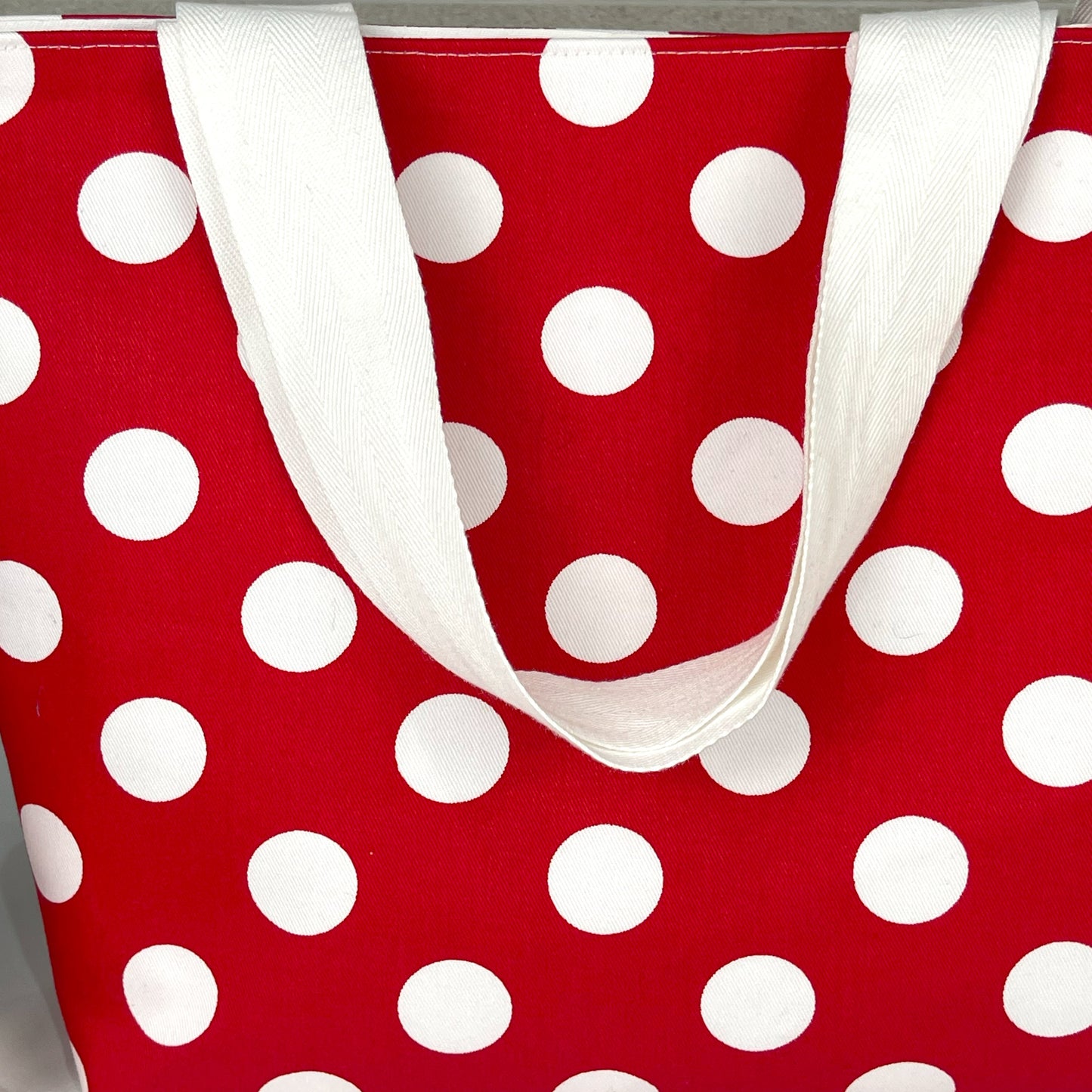 Medium Red Polka Dot Bag