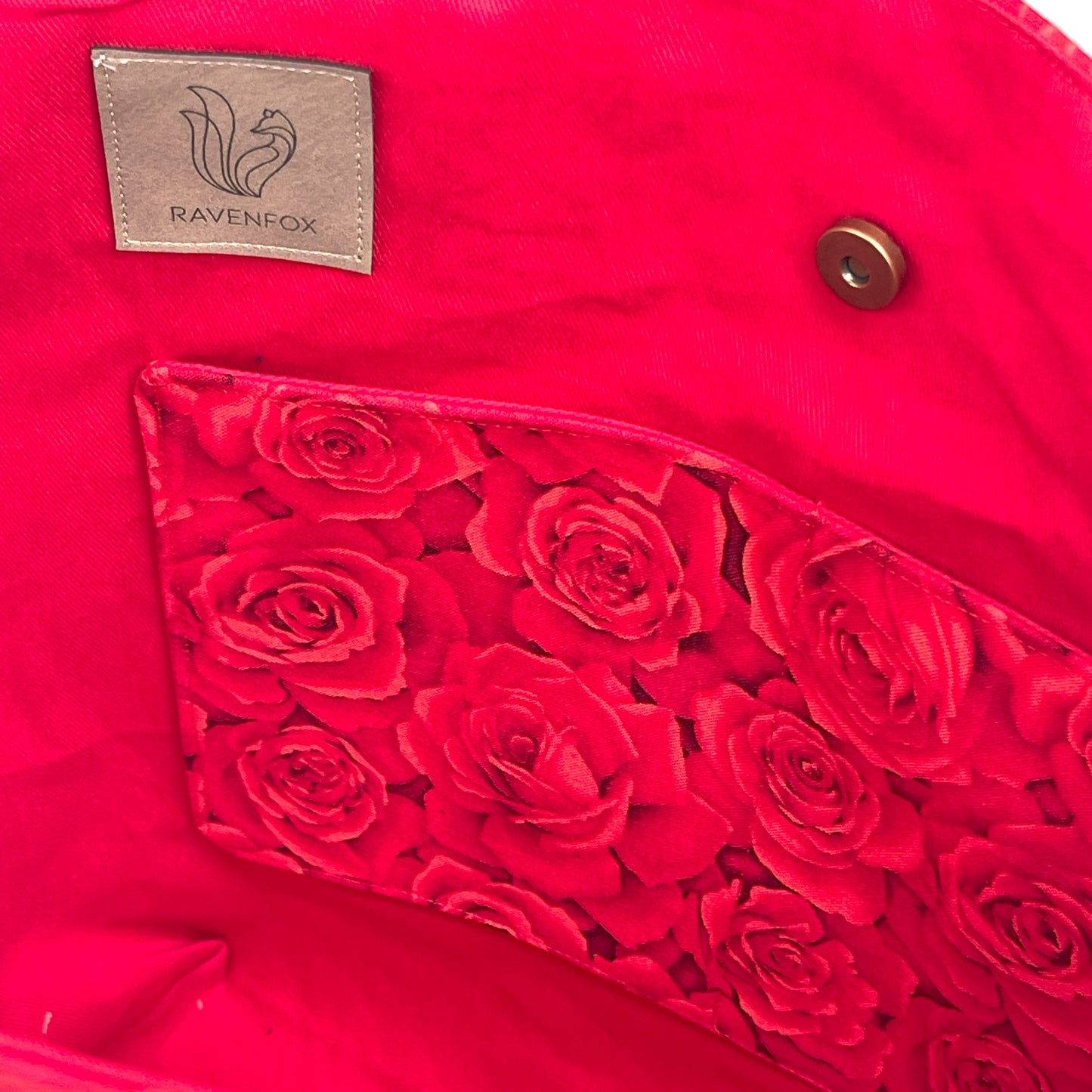 Medium Red Rose Bag