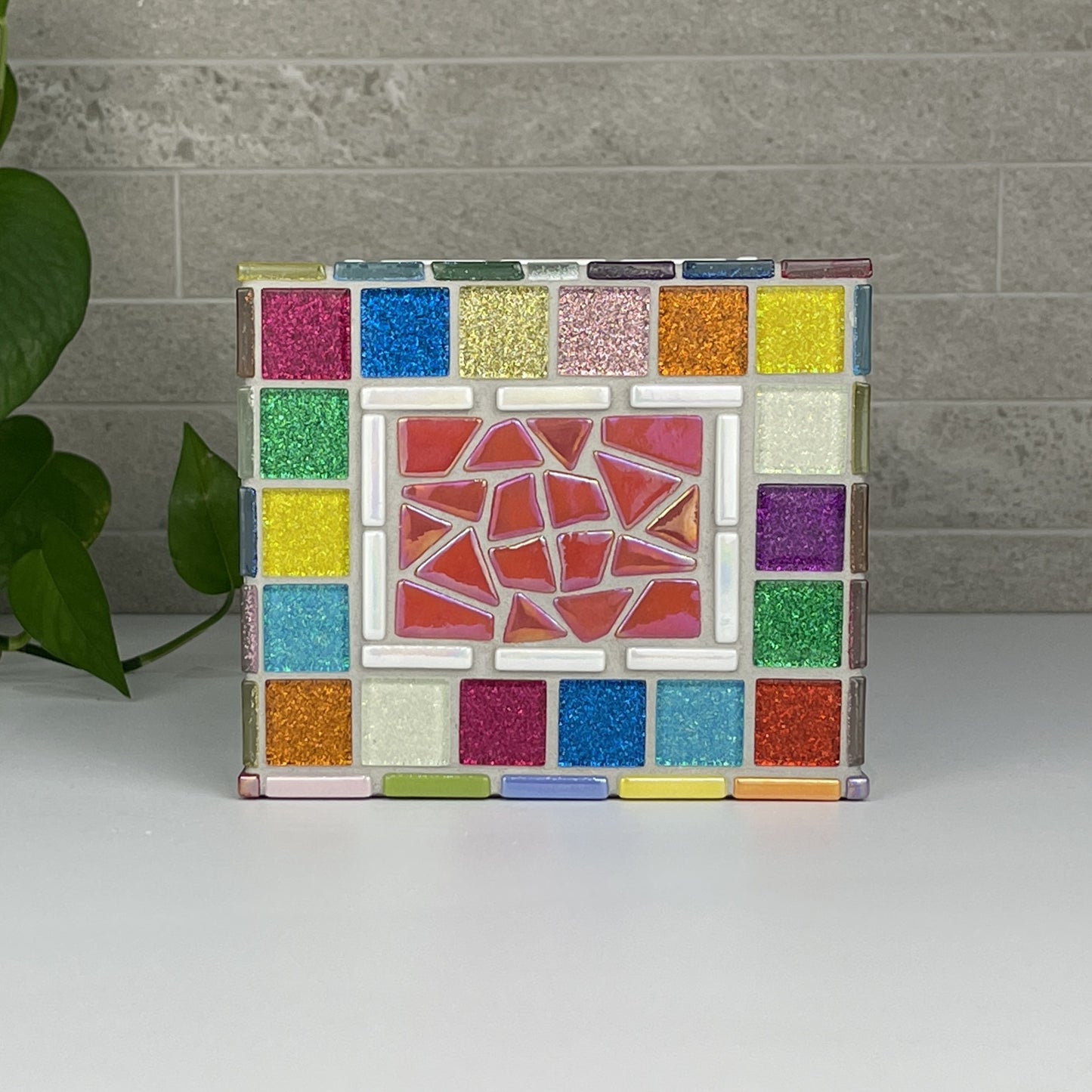 Sparkly Colour Tissue Box Cover