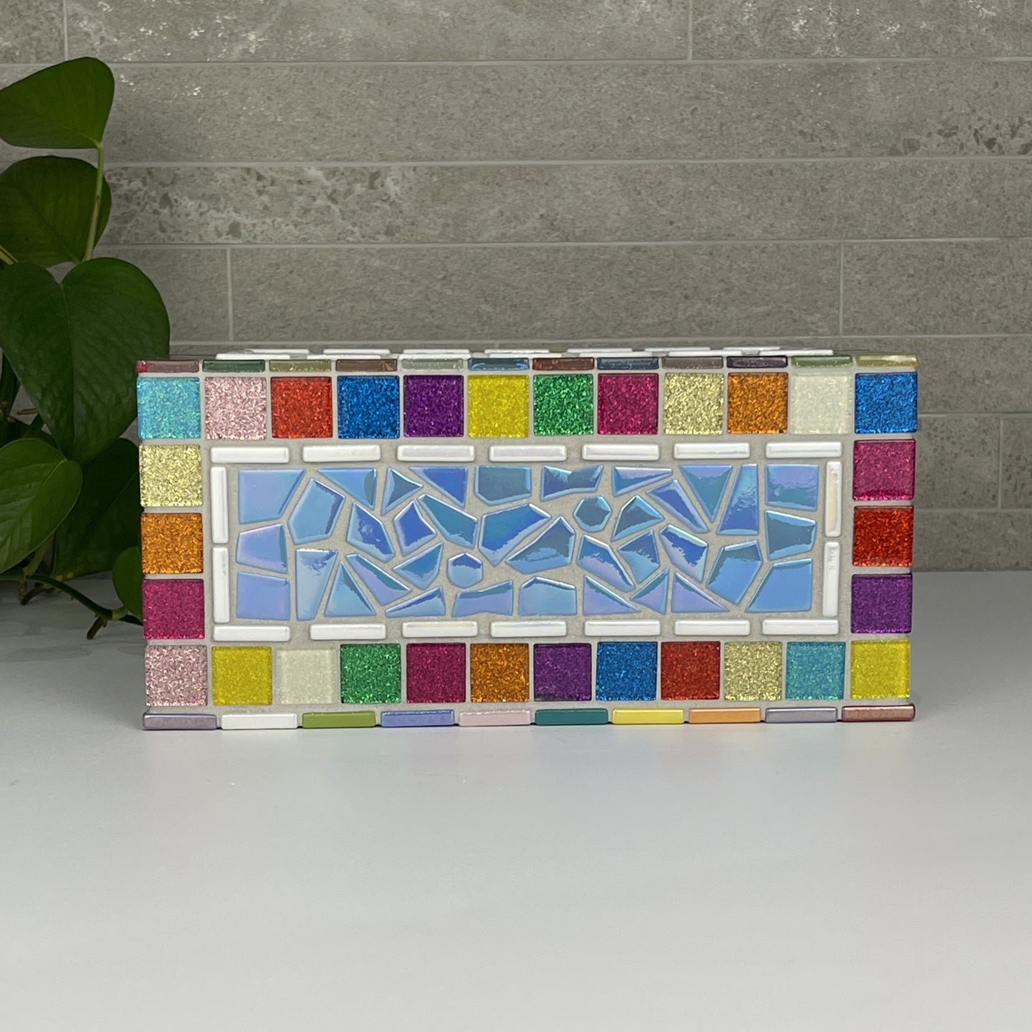 Sparkly Colour Tissue Box Cover