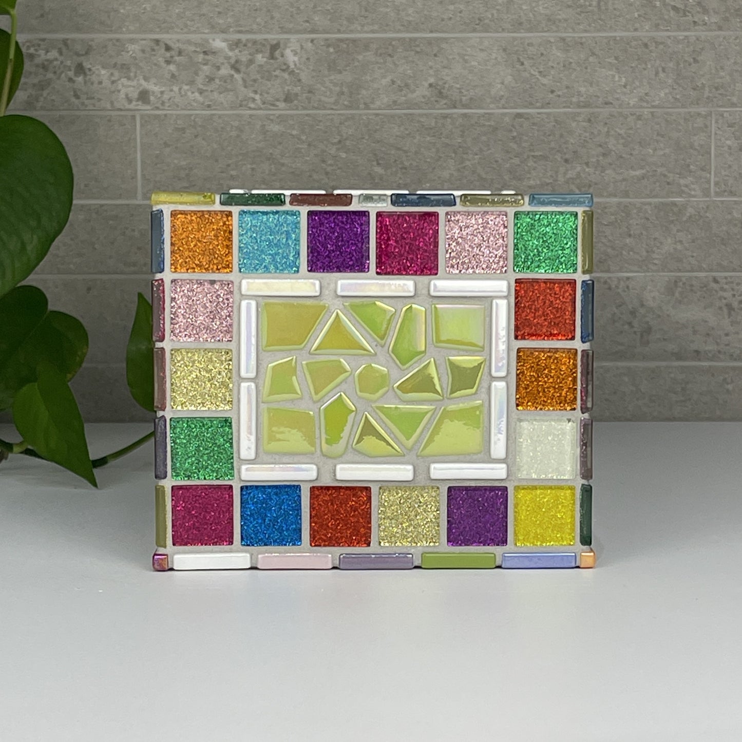 Sparkly Colour Tissue Box Cover
