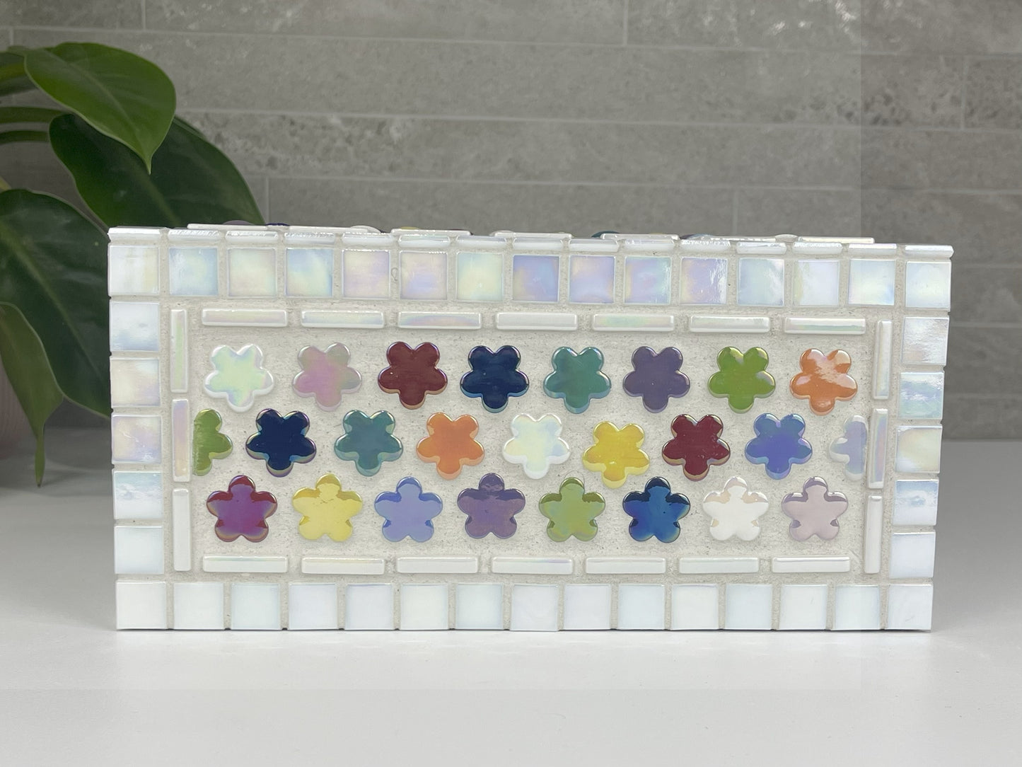Colourful Flowers Tissue Box Cover