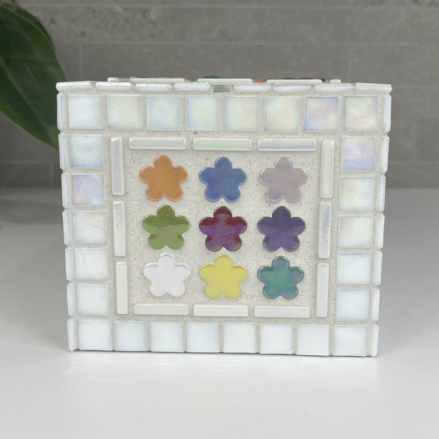 Colourful Flowers Tissue Box Cover