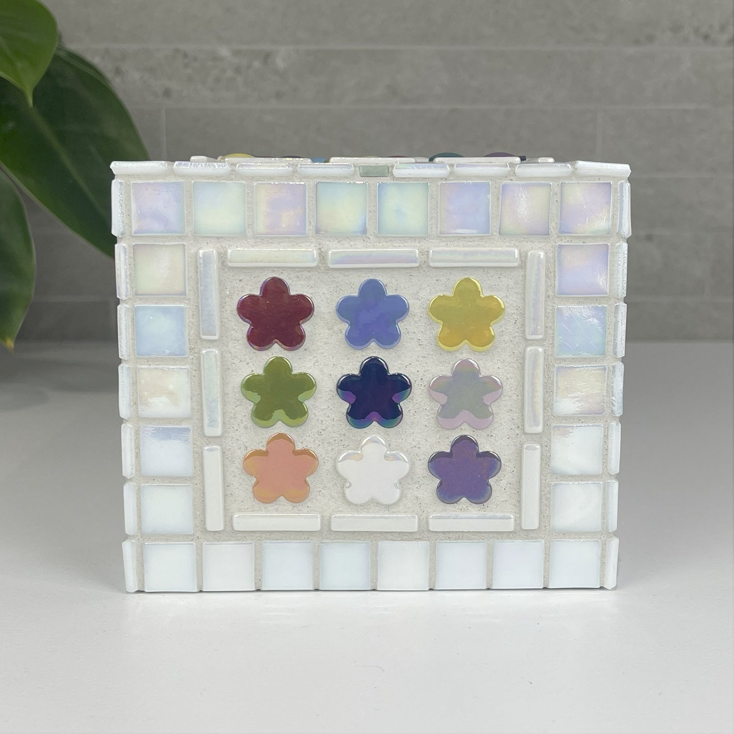 Colourful Flowers Tissue Box Cover
