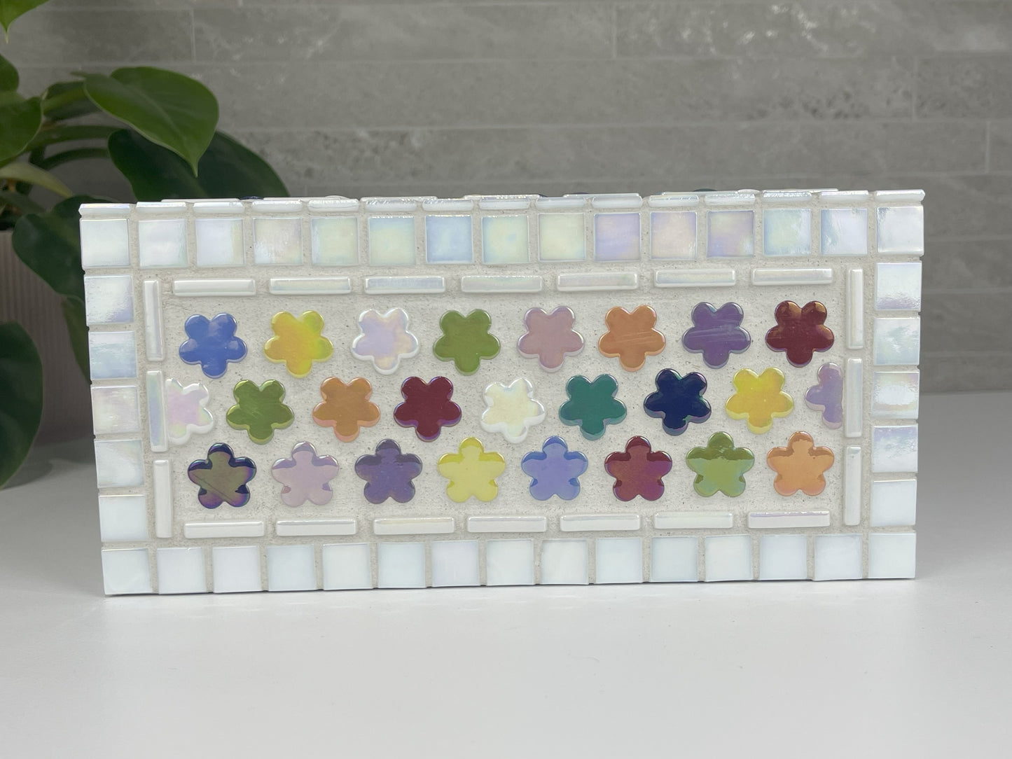 Colourful Flowers Tissue Box Cover