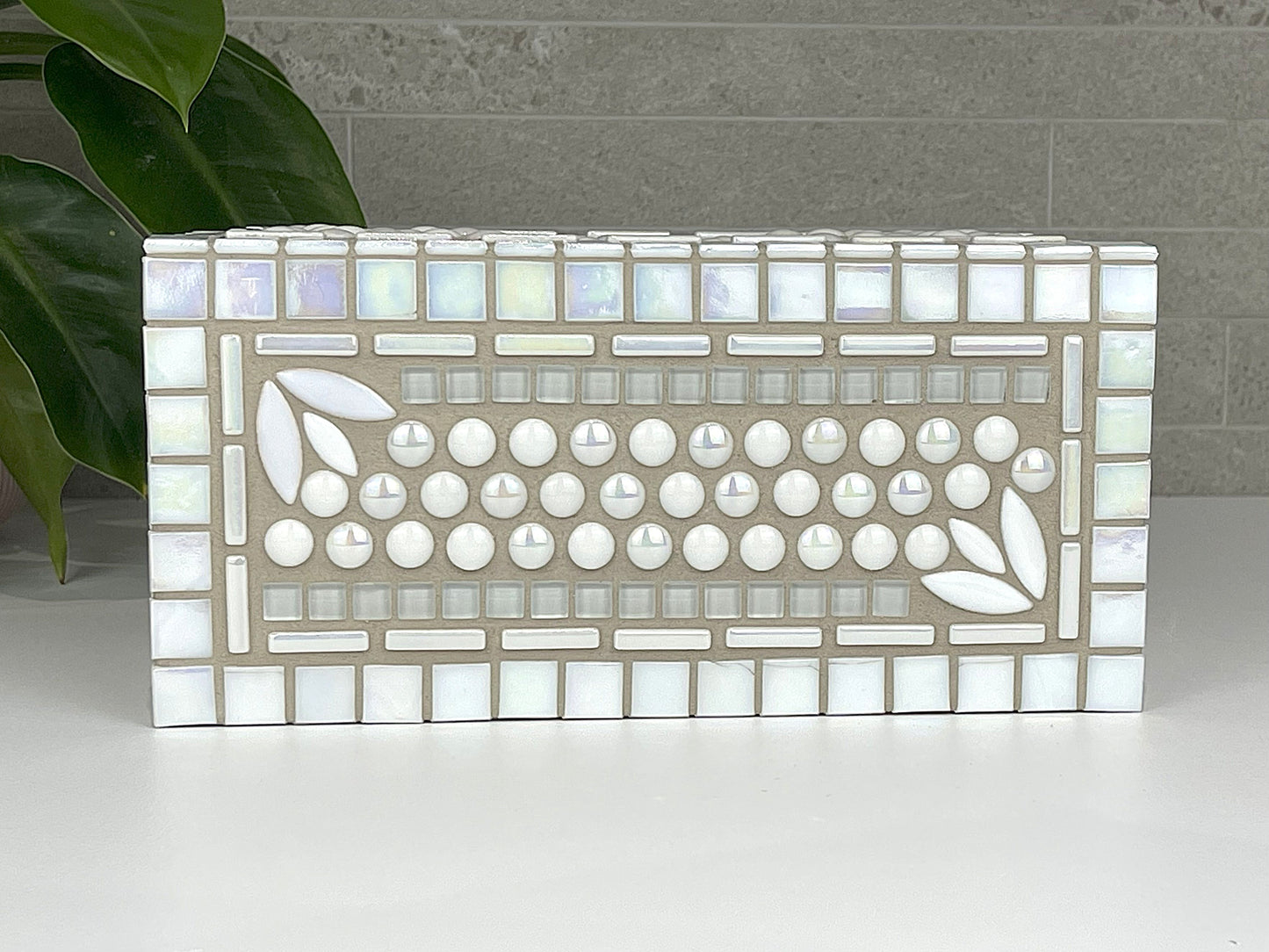 Havana White Tissue Box Cover