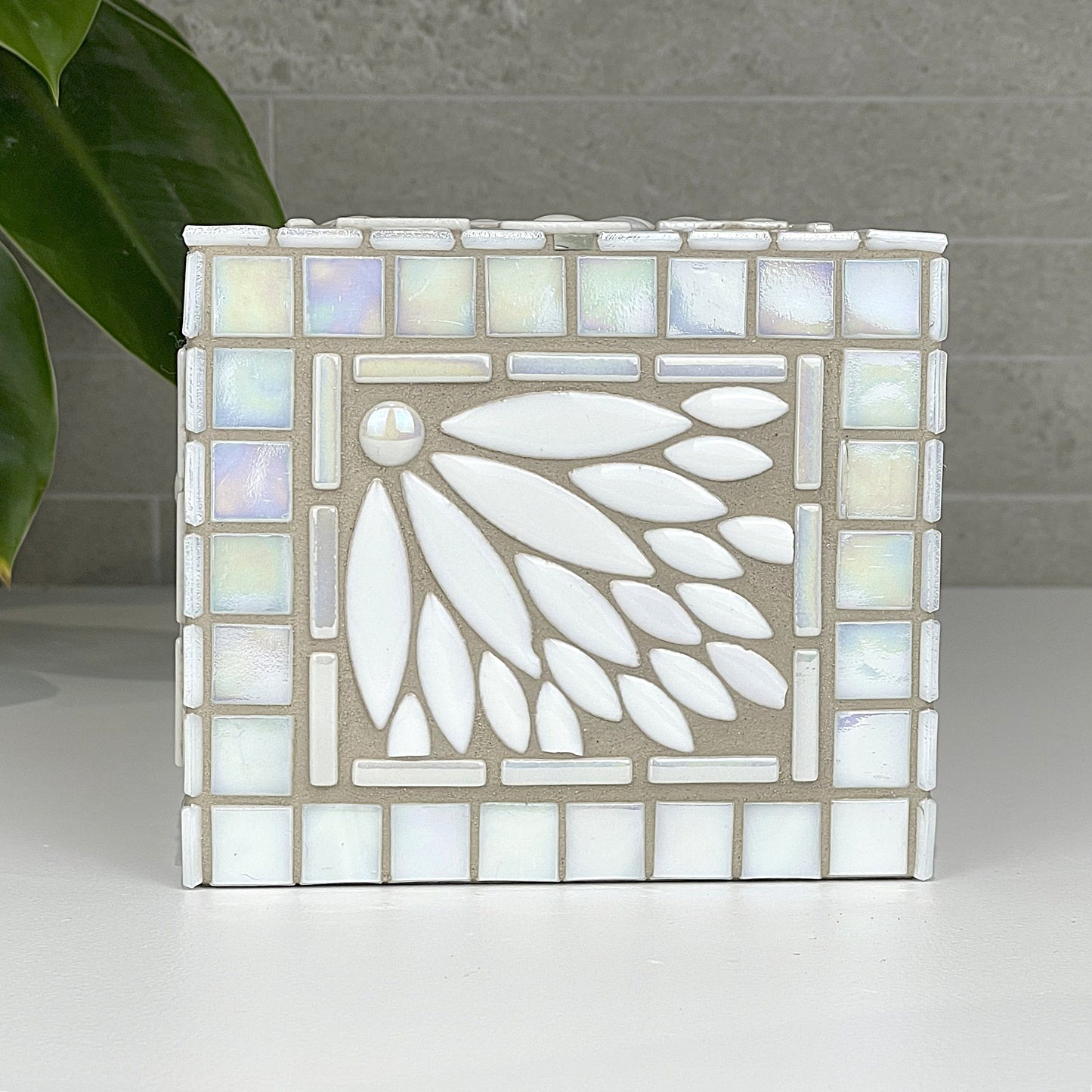 Havana White Tissue Box Cover
