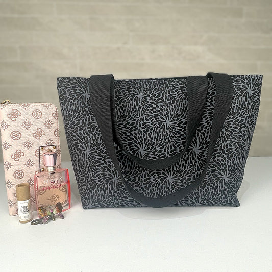 Medium Black Swirl Bag