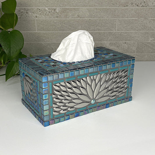 Peacock 2 Tissue Box Cover